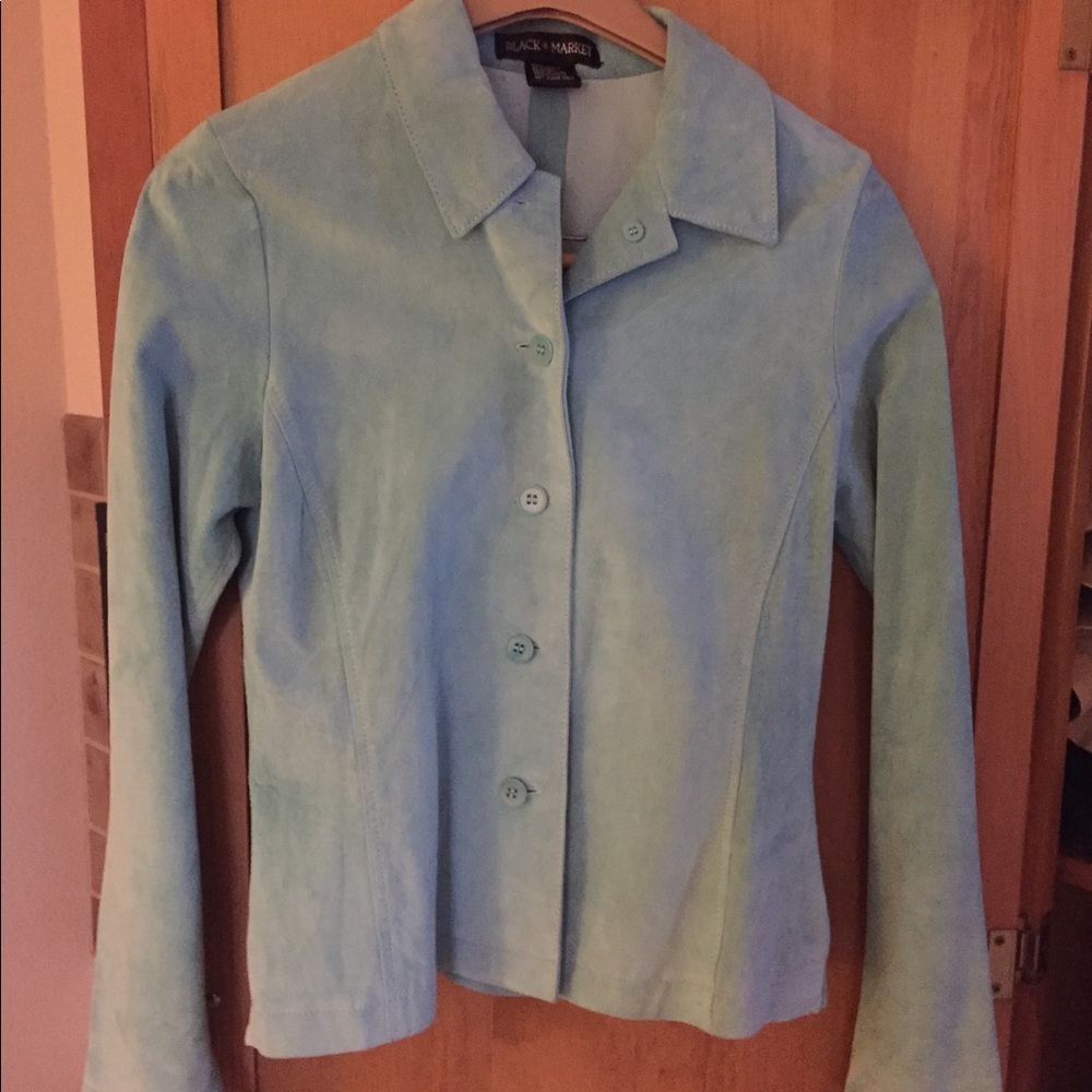 Blue Suede Jacket